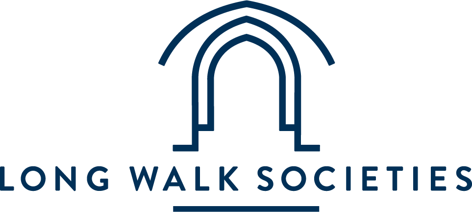long walk societies logo with illustration of an arch