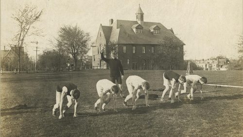 Track meet at Trinity, circa 1900.