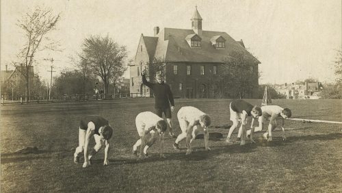 Track meet at Trinity, circa 1900.