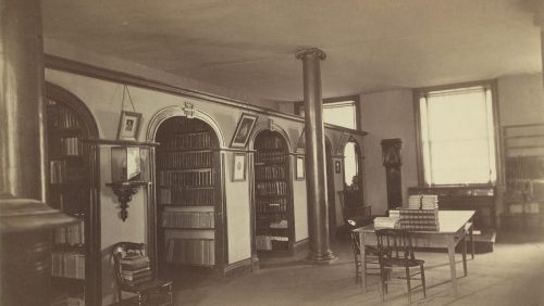 Trinity College Old Campus: Trinity College Library, Seabury Hall, Interior view