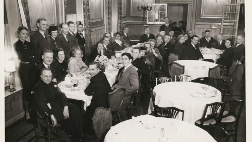 Alumni dinner gathering (Trinity College, Hartford Connecticut)