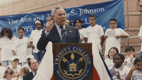 Colin Powell at the Boys and Girls Club