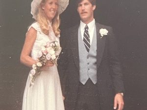 Dutch Barhydt '81 wedding portrait