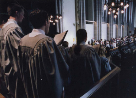 September 11 Homecoming service, fall 2001.