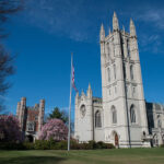 The trinity college chapel on a sunny day