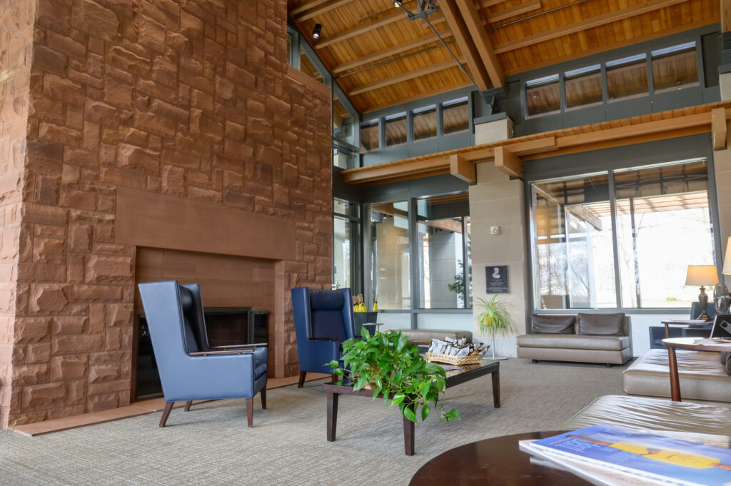 The Borges Admissions Center Lobby