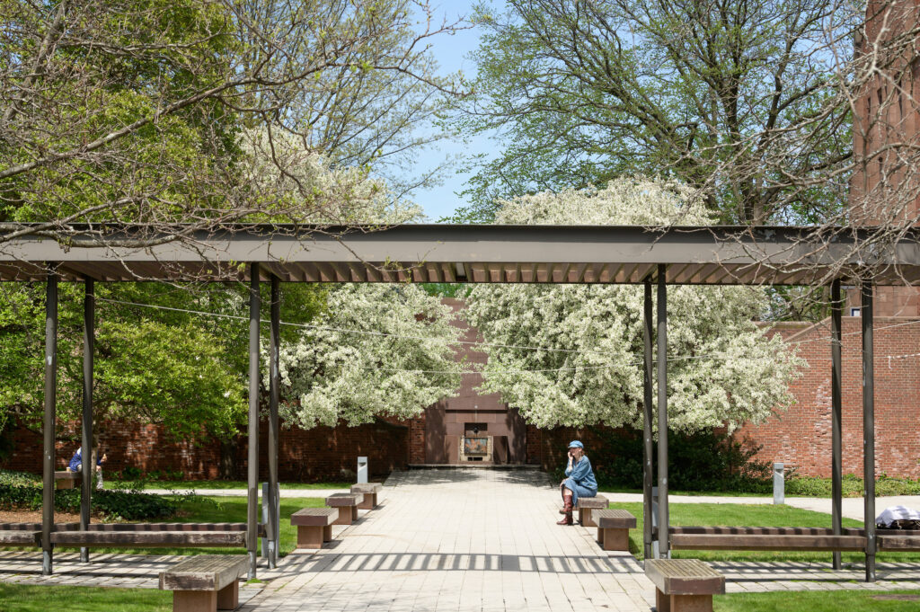 Funston Courtyard in the spring