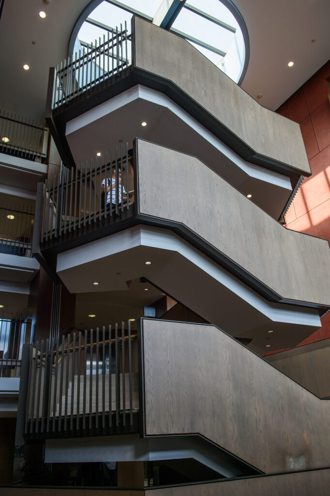 Staircase in the Raether Center