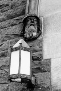 Picture of one of the grotesques on the long walk