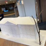 Image of final assembled Jarvis Hall model