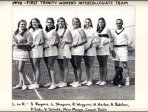 1970 women's tennis team