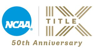 Title IX 50 NCAA logo