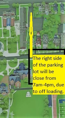 map of the north campus parking lot