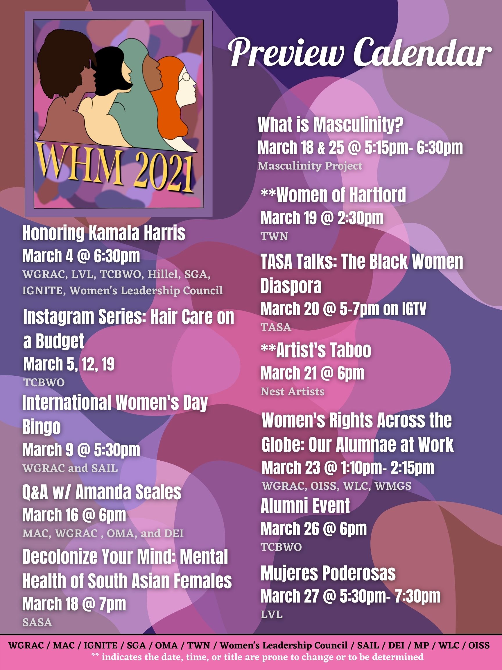 Women's Herstory Month - Women and Gender Resource Action Center