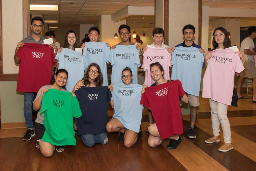 students with t-shirts