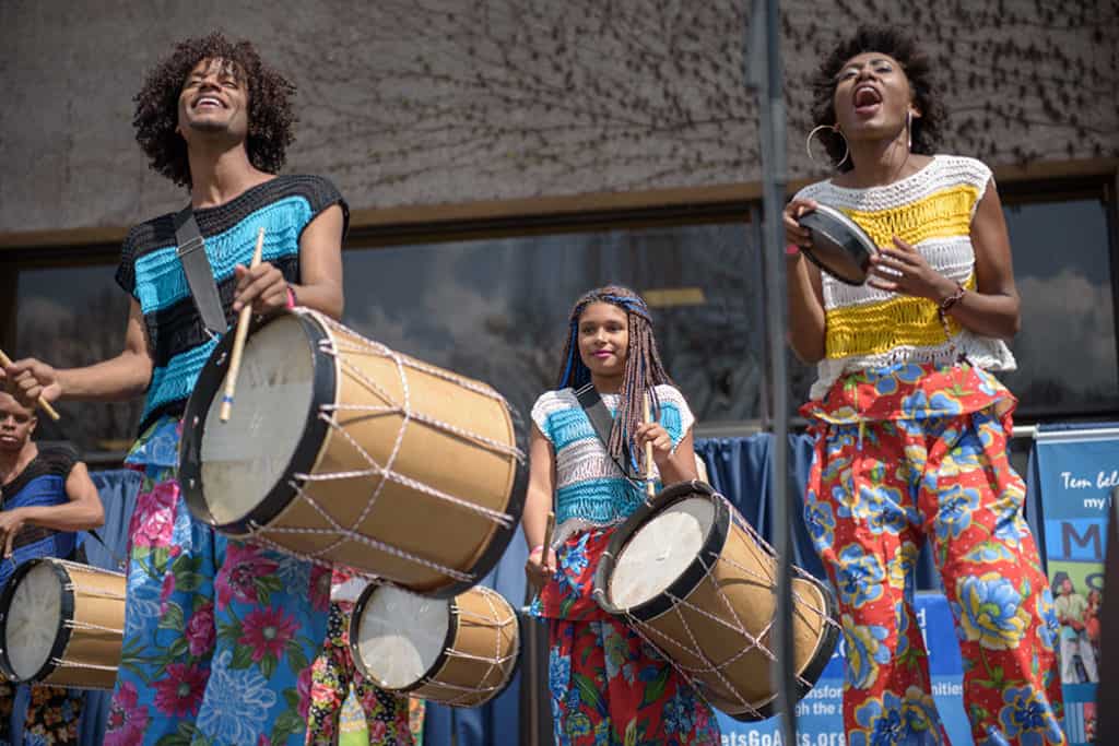 Band performing