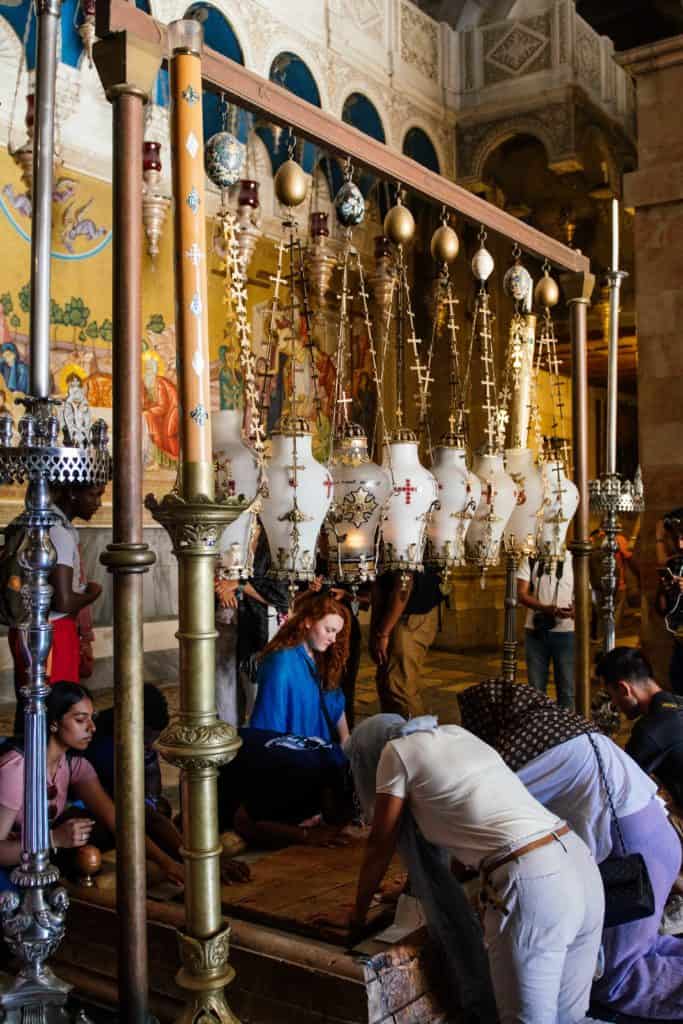 Inside the Church of the Holy Sepulchre, Jerusalem