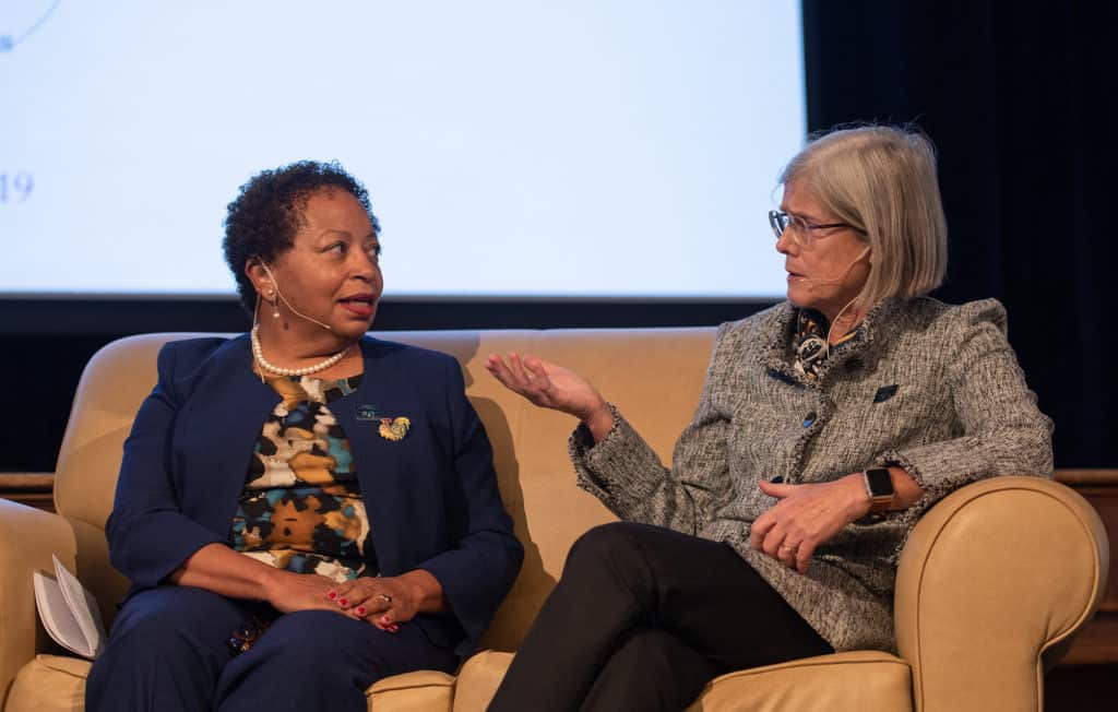 Joanne Berger-Sweeney and Cornelia P. Thornburgh discuss ‘Women in Leadership