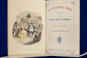 Charles Dickens's "A Christmas Carol," illustrated by John Leech, 1843.