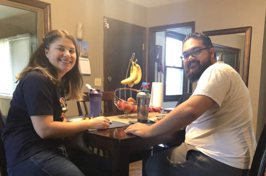 Rose Rodriguez has lunch with fiancé Juan Hernandez ’13 M’15