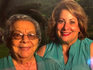 Gilda Cordero, right, pictured with her mother, Efigenia Quintero.