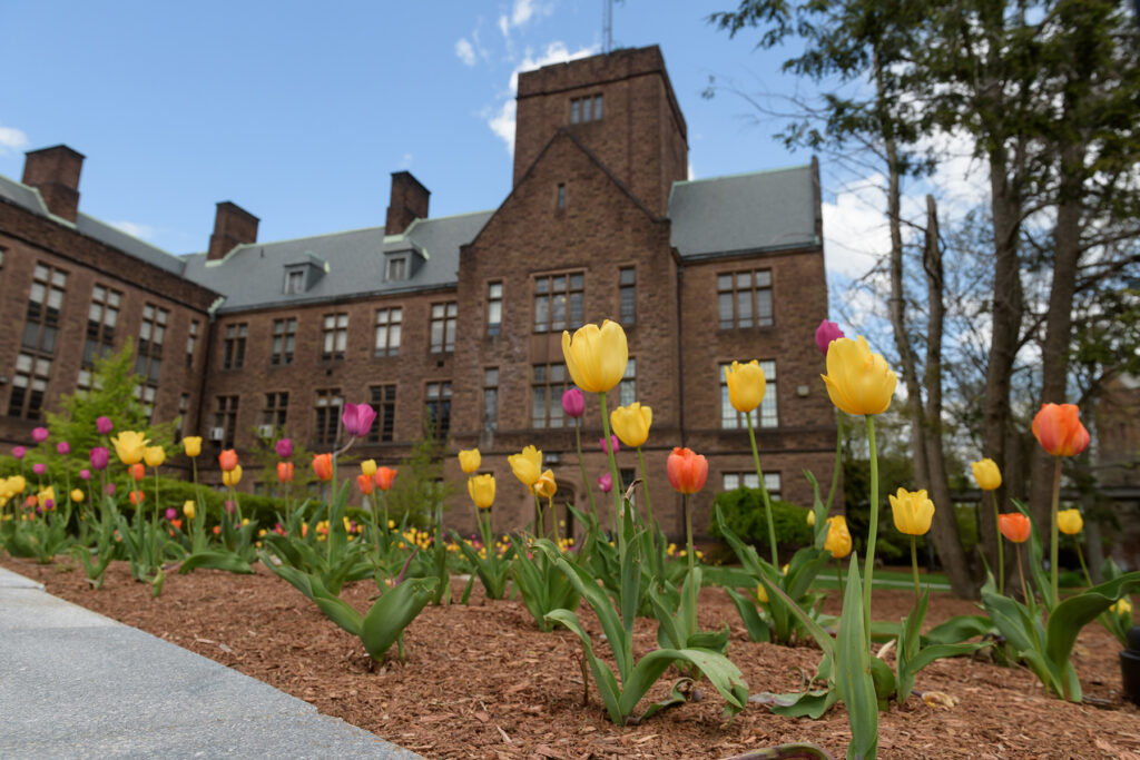 campus during COVID shutdown