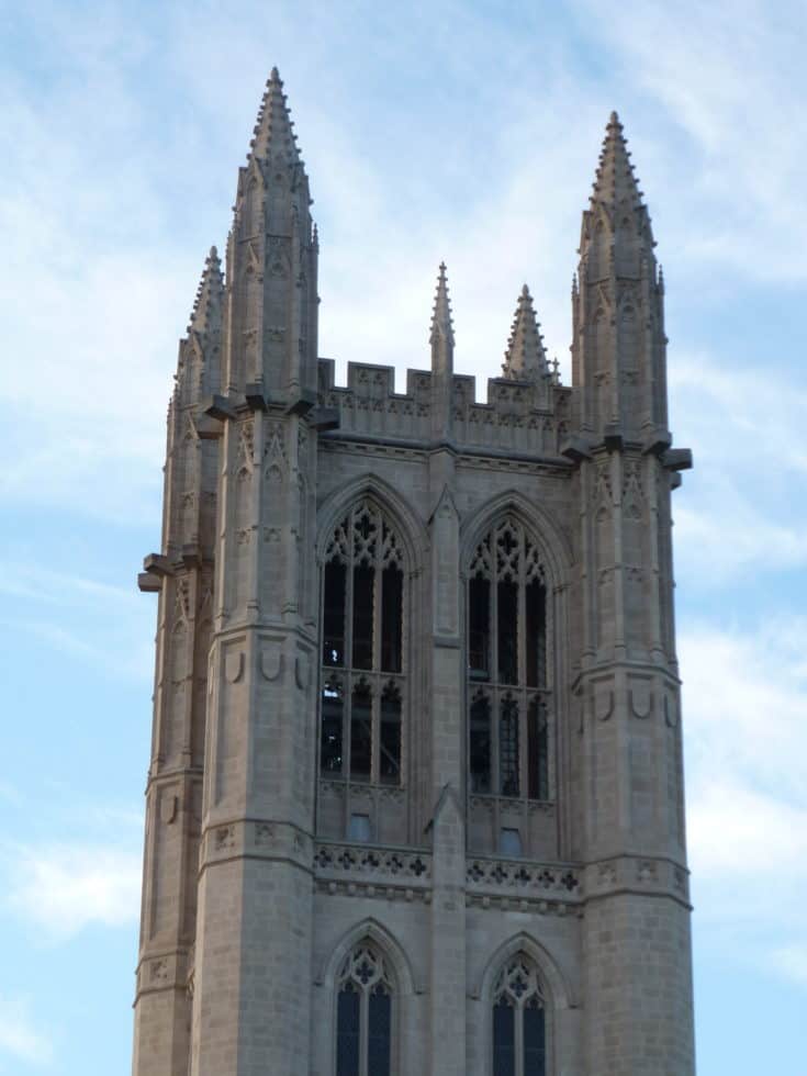 Chapel bell tower carillon