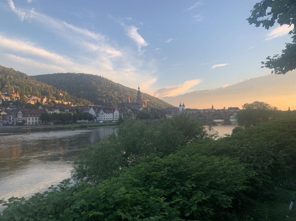 Coucher de soleil à Heidelberg - Zacharewski