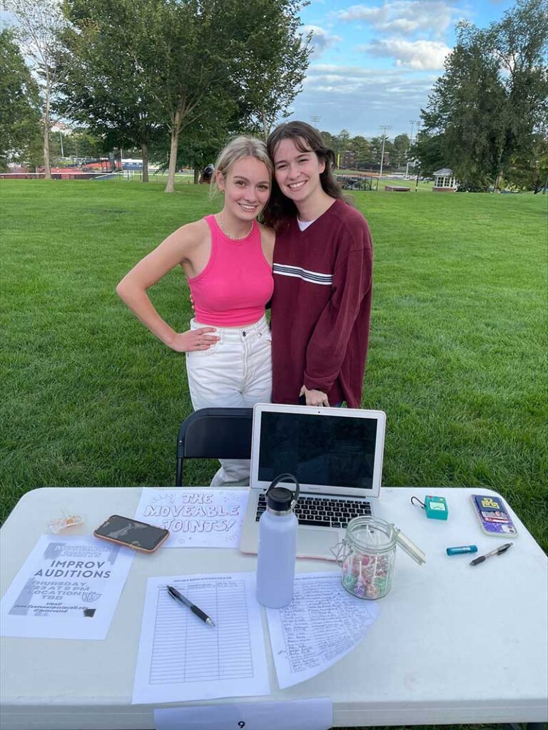 students at involvement fair