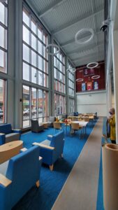 The adult reading room at the Park Street Library @ the Lyric