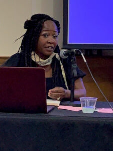 Shanta Lee Gander ’01 WGRAC panel