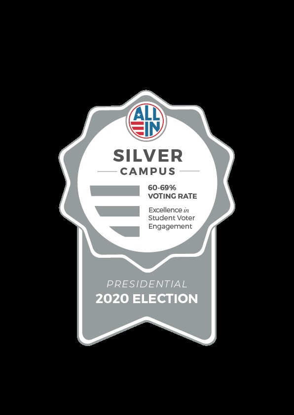 ALL IN Challenge silver seal 2020 election