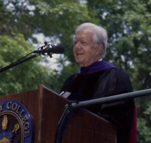 Former President Jimmy Carter in May, 1998. (Photo by John Garaventa)