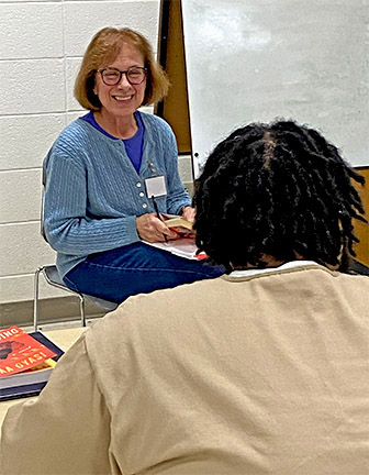 Professor of English, Emerita, Sheila M. Fisher teaches at Hartford Correctional Center.