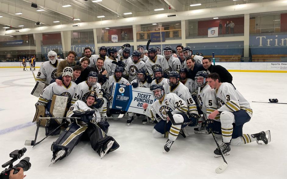 Trinity Men’s Ice Hockey to Compete in NCAA ‘Frozen Four’ Trinity College