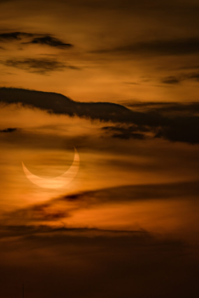 solar eclipse 2021 from Chapel