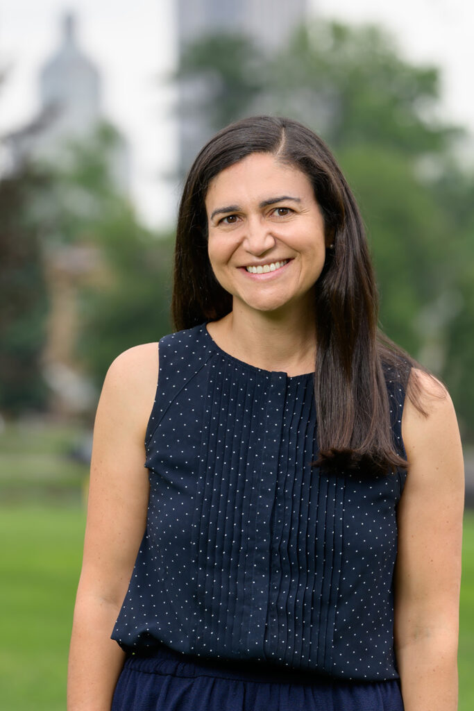 Assistant Professor of Urban Studies Laura Humm Delgado. Photo by Nick Caito.