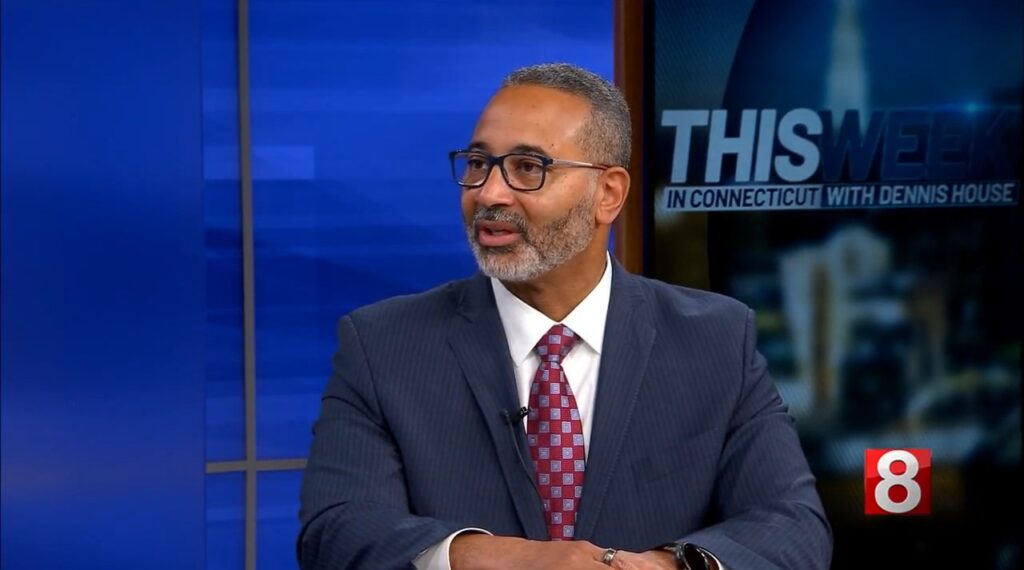 Trinity College President Dan Lugo on “This Week in Connecticut.”