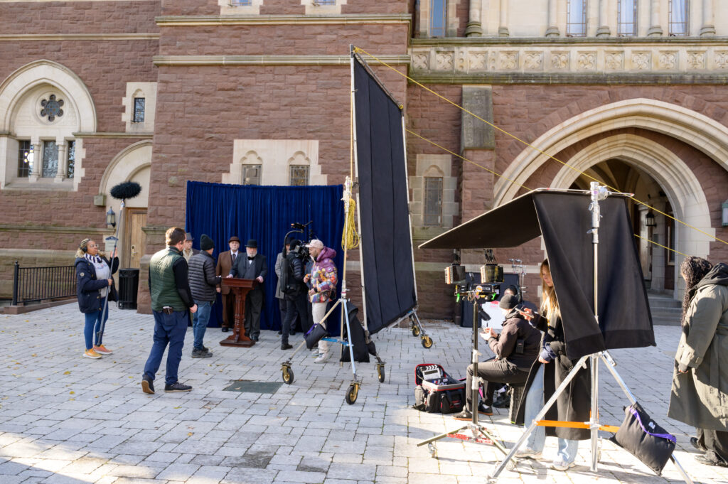 The Artist filmed on campus, Fall 2024