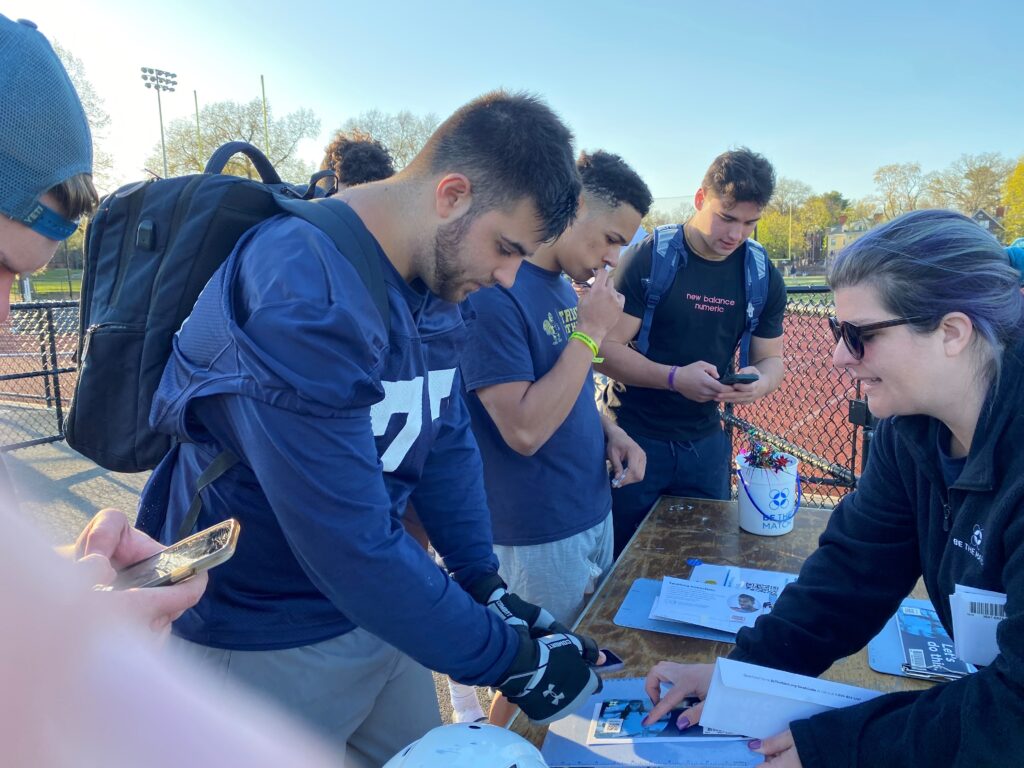 blood stem cell donation NMDP Get in the Game