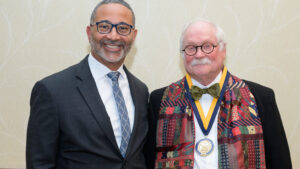 D. Holmes Morton receives the 2025–2026 Trinity College President’s Medal for Science and Innovation