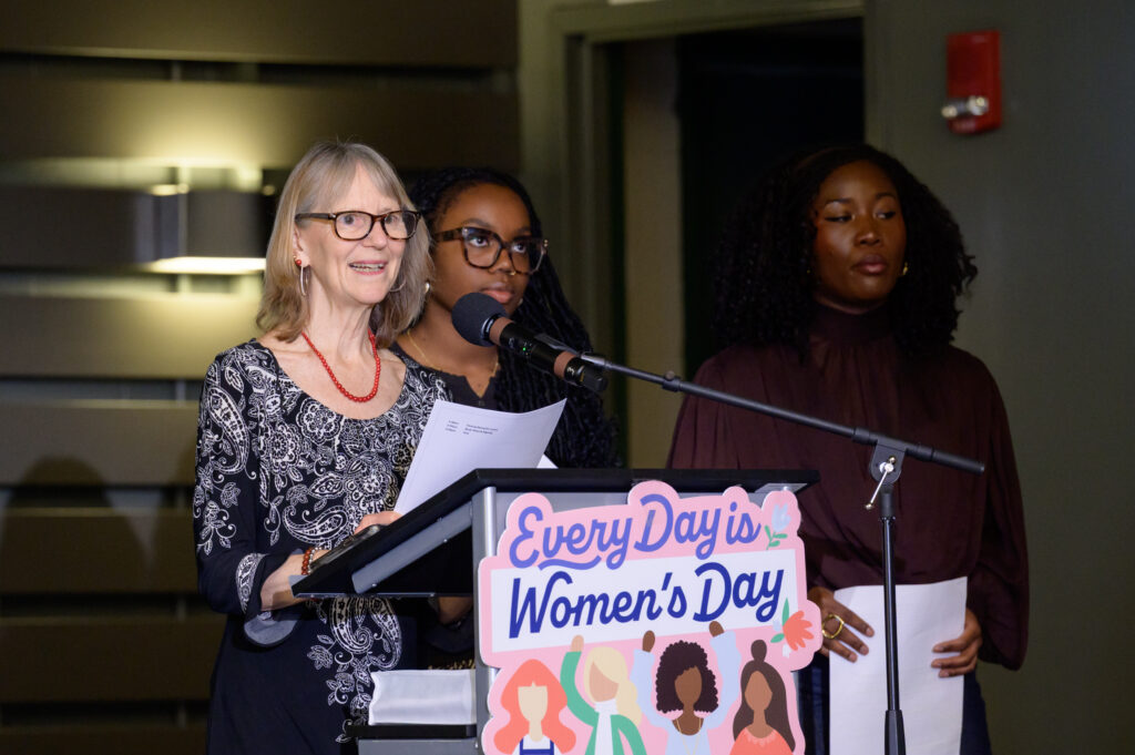 Alexis Pauline Gumbs speaks at Trinity College.