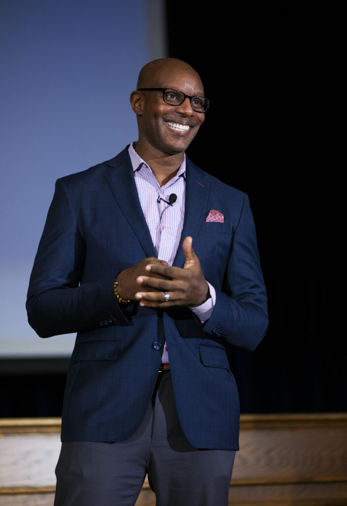 Shola Richards Campus Values talk