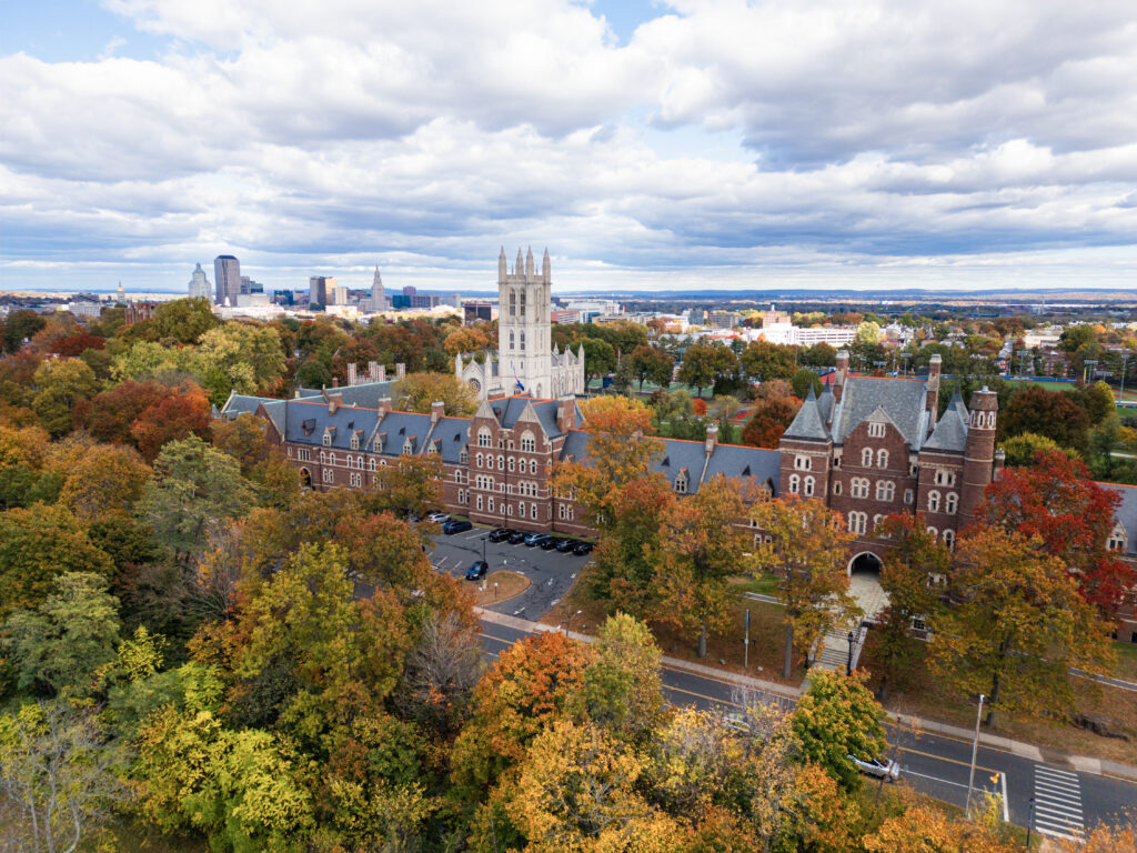 Trinity and Hartford skyline
