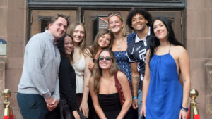Liberal arts students attending Trinity Film Festival 2026
